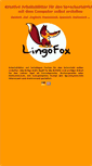 Mobile Screenshot of lingofox.de